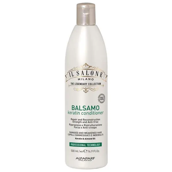 Alfaparf Milano Балсам за увредена и отслабена коса - Il Salone Milano Professional Keratin Conditioner, 500 мл