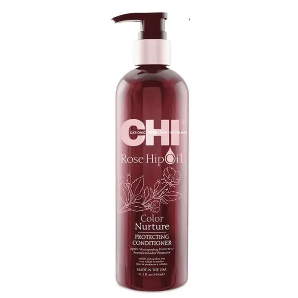 CHI Балсам за защита на боядисана коса - CHI Farouk Rose Hip Oil Color Nurture Protecting Conditioner 340мл