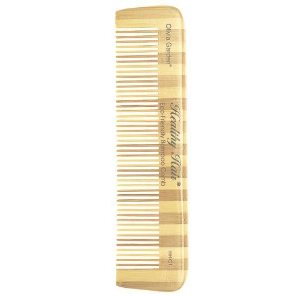 Olivia Garden Бамбуков гребен - Olivia Garden Healthy Hair Bamboo Comb HH-C1