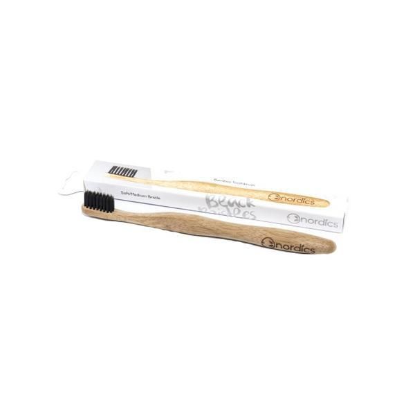 Nordics Бамбукова четка за зъби с избелващ ефект за възрастни Nordics