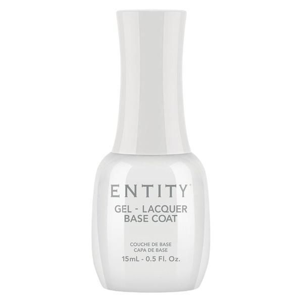 Entity База за нокти за лак с гел ефект - Entity Gel - Lacquer Base Coat, 15 мл