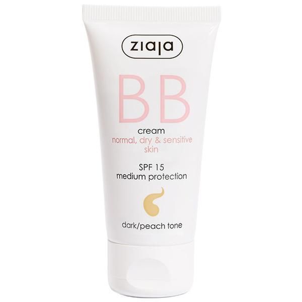 Ziaja BB крем за нормална, суха и чувствителна кожа - Ziaja, SPF 15, нюанс Dark/ Peach, 50 мл
