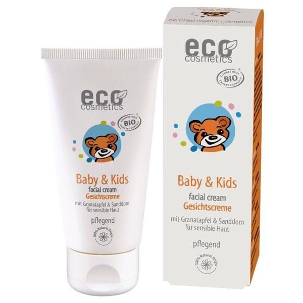 Eco Cosmetics Бебешки крем за лице с нар и бял трън Eco Cosmetics , 50 мл