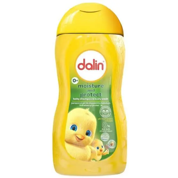 Dalin Бебешки шампоан и душ гел - Dalin Moisture &amp; Protect Baby Shampoo &amp; Body Wash, 200 мл