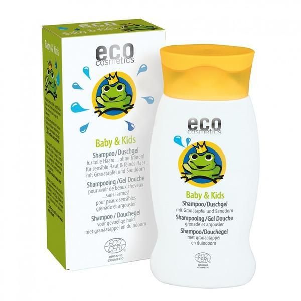 Eco Cosmetics Бебешки шампоан и душ гел с нар и Catina Alba Eco Cosmetics, 200 мл