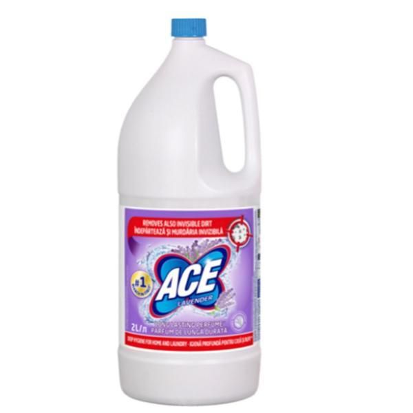 Ace Белина с хлор за дрехи и домакинство Lavender Aroma Bleach - ACE Lavender, 2000 мл