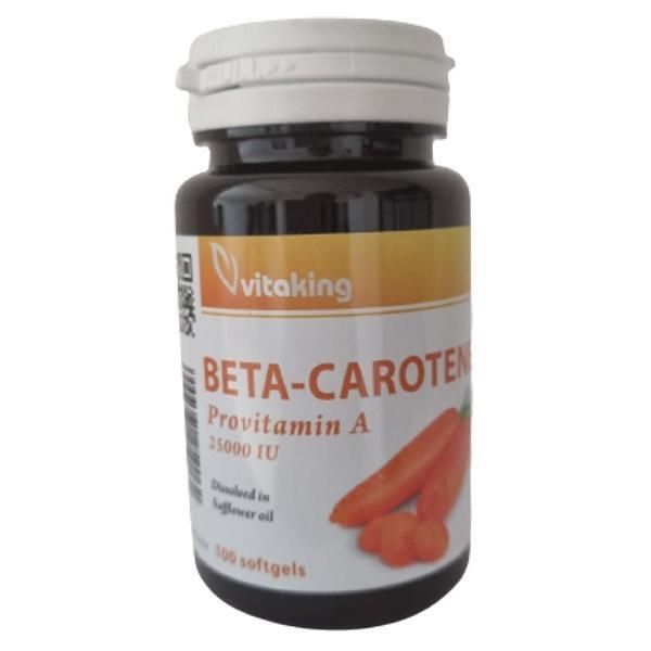 Vitaking Betacaroten Natural Vitaking, 100 капсули