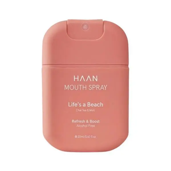Haan Безалкохолен спрей за уста с вкус на чай Чай и мента - HAAN Mouth Spray Life's a Beach, 20 мл