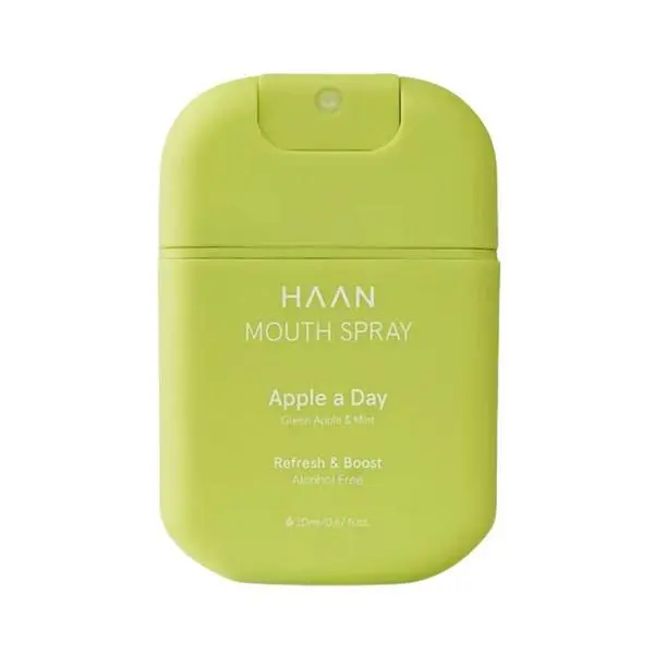 Haan Безалкохолен спрей за уста с вкус на зелена ябълка и мента - HAAN Mouth Spray Apple a Day, 20 мл