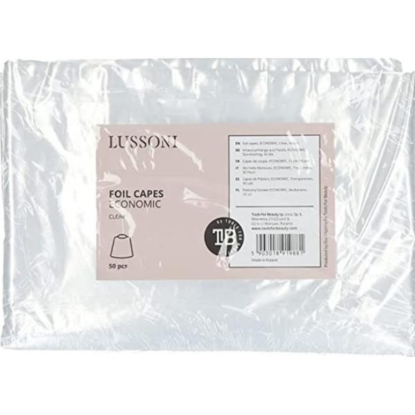 Lussoni Безцветни пелерини от фолио - Lussoni Dsp Foil Cape Colorless Economic, 50 бр