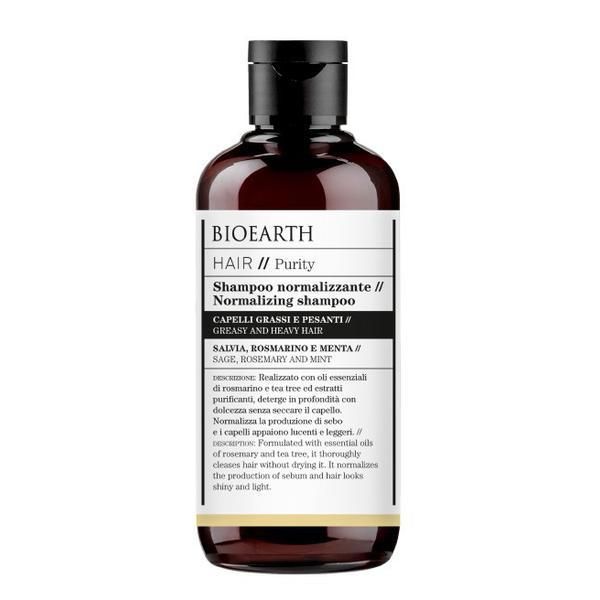 Bioearth Био шампоан за мазна коса Bioearth, 250 мл