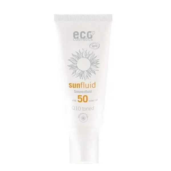 Eco Cosmetics Био слънцезащитен спрей SPF 50 , с коензим Q10 - Eco Cosmetics Sun-Fluid SPF 50, 100 мл