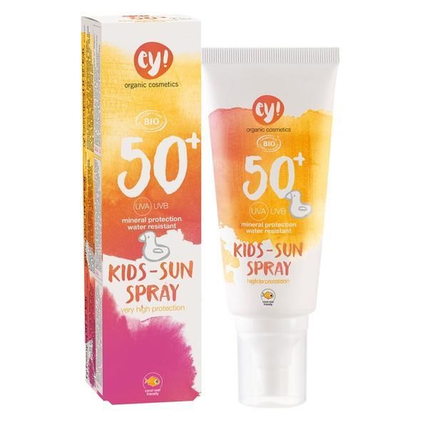 Eco Cosmetics Био спрей за слънцезащита за бебета и деца SPF 50+ Eco Cosmetics, 100 мл
