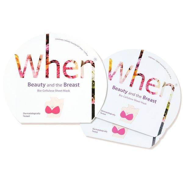When Биоцелулозна подхранваща маска за стегнатост на гърдите, When, 2x15 м