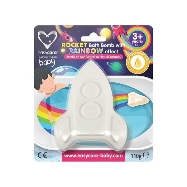 Easy Care Baby Бомба за вана Rachet с ефект на дъгата - Easycare Baby Rocket , 110 гp