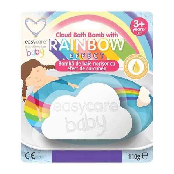 Easy Care Baby Бомбичка за баня Norisor с ефект на дъгата, Easy Care Baby, 110 гр