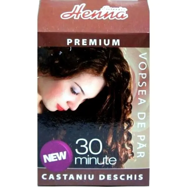 Henna Sonia Боя за коса Premium Henna Sonia, Светло кестеняво, 60 г