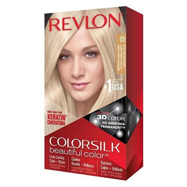 Colorsilk Боя за коса Revlon Colorsilk, нюанс 05 ultra light ash blonde, 1 бр