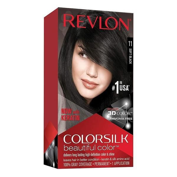 Colorsilk Боя за коса Revlon Colorsilk, нюанс 11 Soft Black, 1 бр