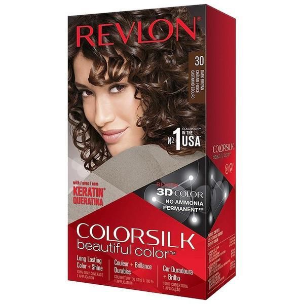 Colorsilk Боя за коса Revlon Colorsilk, нюанс 30 Dark Brown, 1 бр