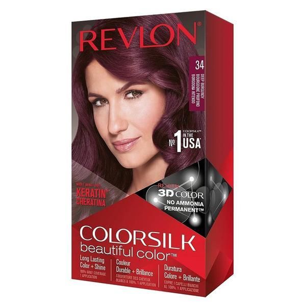 Colorsilk Боя за коса Revlon Colorsilk, нюанс 34 Deep Burgundy, 1 бр