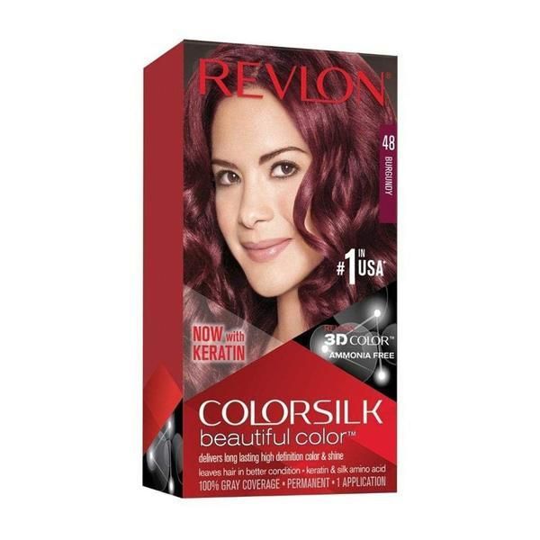 Colorsilk Боя за коса Revlon - Colorsilk, нюанс 48 Burgundy, 1 бр