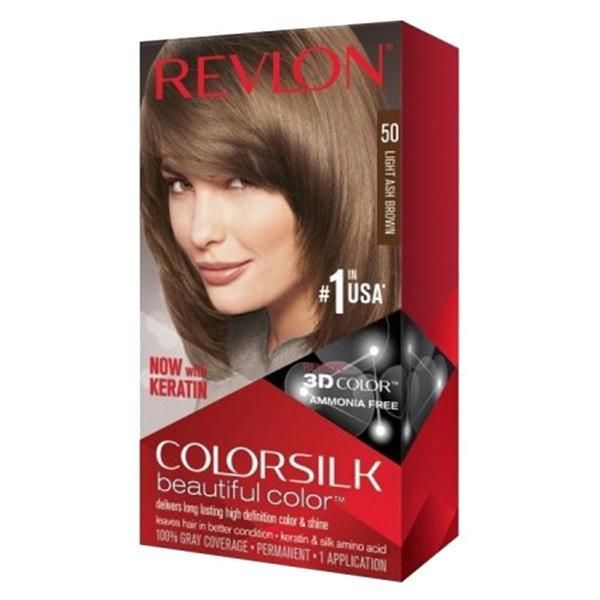 Colorsilk Боя за коса Revlon - Colorsilk, нюанс 50 Light Ash Brown, 1 бр
