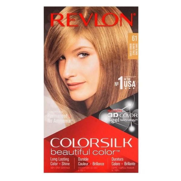 Colorsilk Боя за коса Revlon - Colorsilk, нюанс 61 Тъмно русо, 1 бр