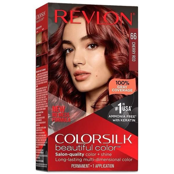 Colorsilk Боя за коса Revlon - Colorsilk, нюанс 66 Cherry Red, 1 бр