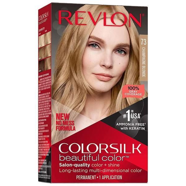 Colorsilk Боя за коса Revlon - Colorsilk, нюанс 73 Champagne Blonde, 1 бр