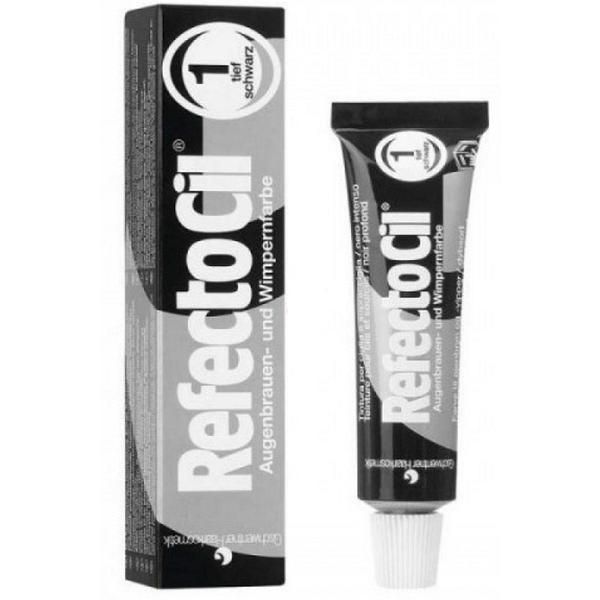 ReflectoCil Боя за мигли и вежди, нюанс 1 Тъмно черно, RefectoCil, 15 мл