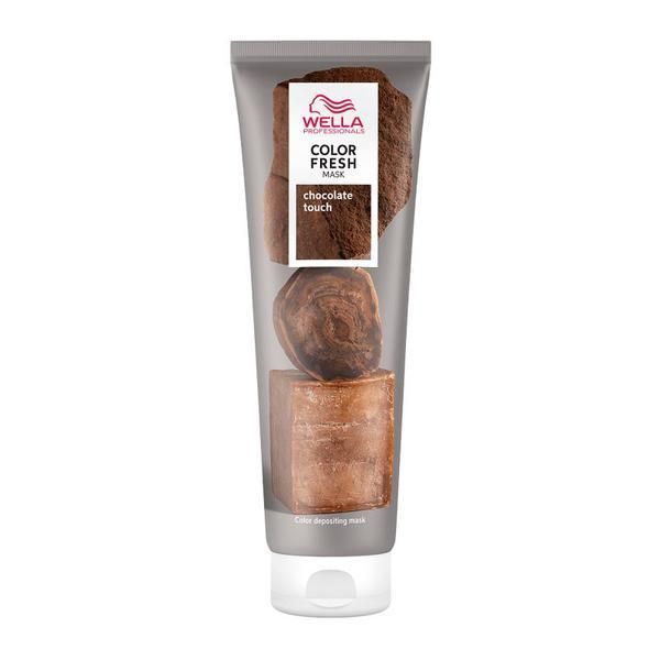 Wella Professionals Боядисваща маска за коса с шоколадов пигмент за сатенена коса - Wella Professionals Colour Fresh Mask, Chocolate Touch, 150 мл