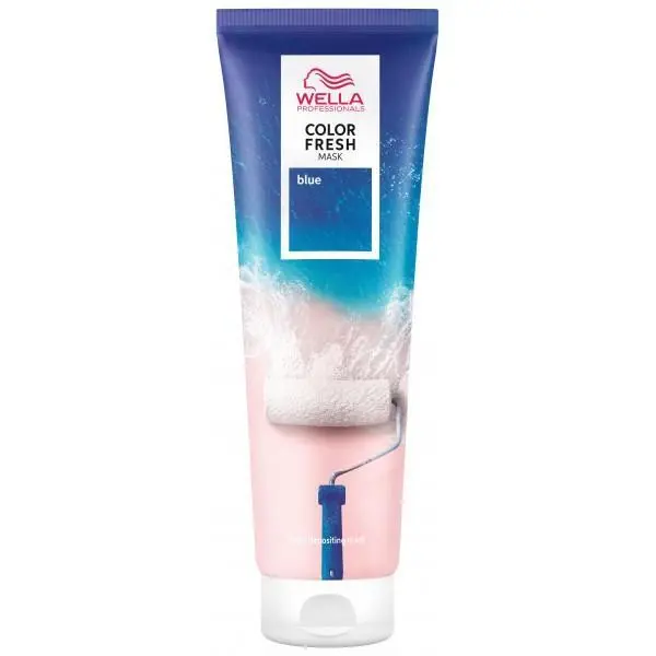 Wella Professionals Боядисваща маска за коса със син пигмент - Wella Professionals Colour Fresh Mask Blue, 150 мл