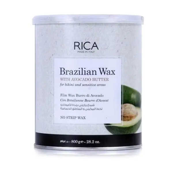 RICA Бразилски епилиращ восък с масло от авокадо - RICA Brazilian Wax with Avocado Butter, 800мл