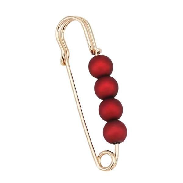 Lucy Style 2000 Брошка с червени перли, Lucy Style 2000, 1 бр