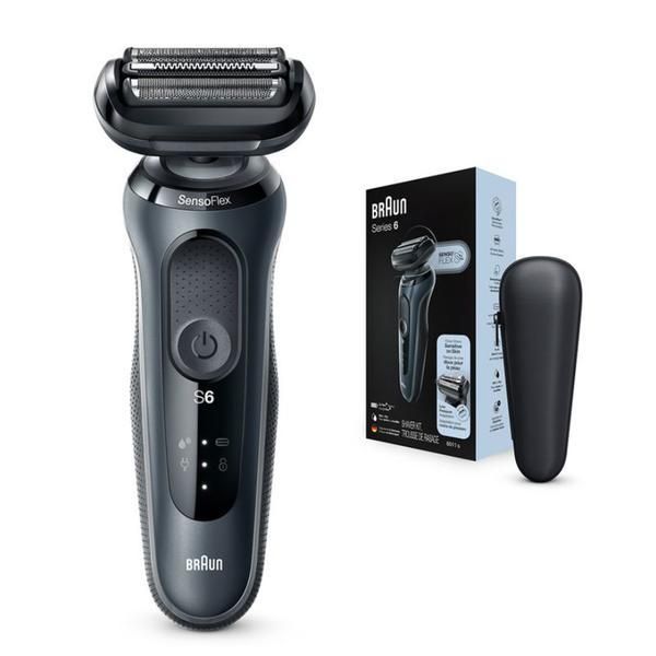 Braun Бръсначка - Braun Series 6 60-N1000s, акумулатор, SensoFlex, черна