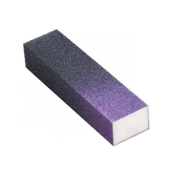 Beautyfor Буфер Черен-Лилав - Beautyfor Sanding Block, Purple-Black, твърдост 120
