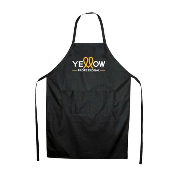Alfaparf Milano Черна престилка Alfaparf Milano Yellow Professional Apron Czarny, 1 бр