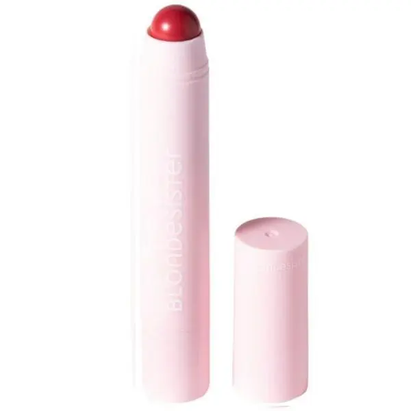 Blondesister Червило и руж 2 в 1 - Blondesister 2 в 1 Lipstick &amp; Blush It's Up To You, нюанс 04 Berry Red, 3.5 гр