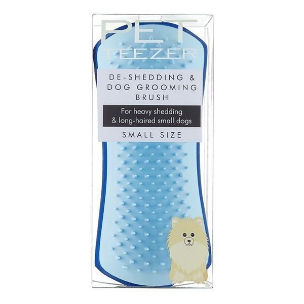 Tangle Teezer Четка за косми за домашни любимци - Tangle Teezer Pet De-Shedding &amp; Dog Grooming Brush Малък размер, синя, 1 бр