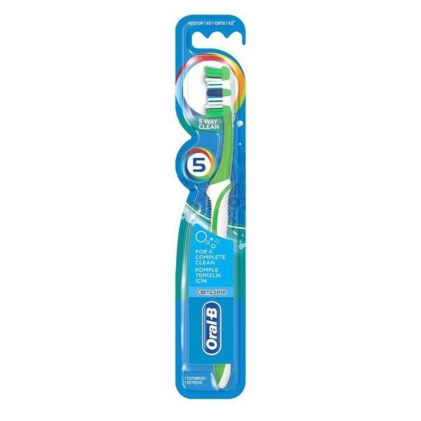 Oral-B Четка за зъби - Oral-B Complete 5Ways Clean, 40 Medium, 1 брой