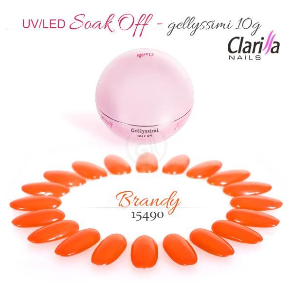 Clarissa Цветен гел UV / LED 10г &ndash; БРЕНДИ