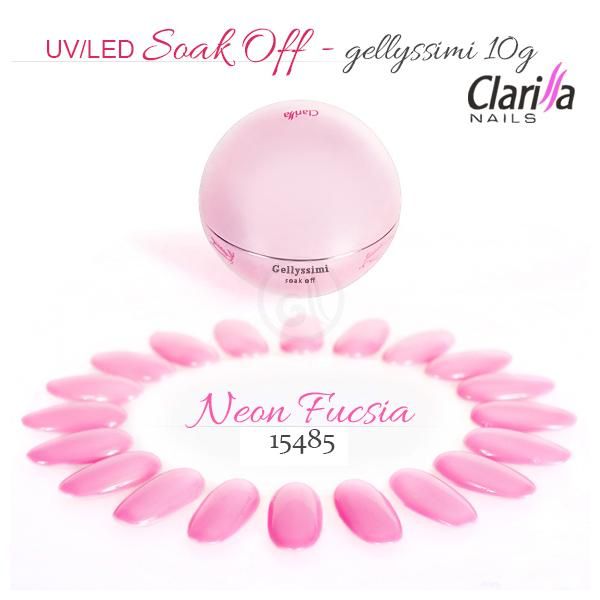 Clarissa Цветен гел UV / LED 10г &ndash; НЕОННА ФУКСИЯ