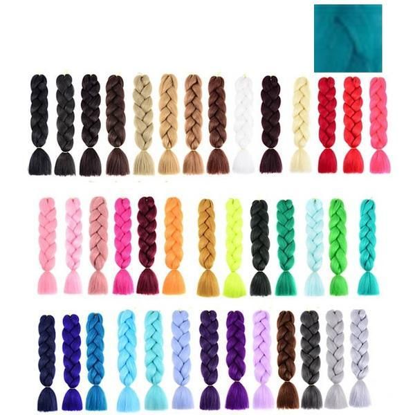 Lucy Style 2000 Цветни екстензии синьо-тюркоазени плитки Lucy Style 2000, 1 брой