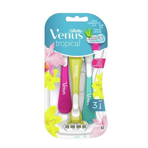 Gillette Дамска самобръсначка с 3 остриета - Gillette Tropical, 3 бр