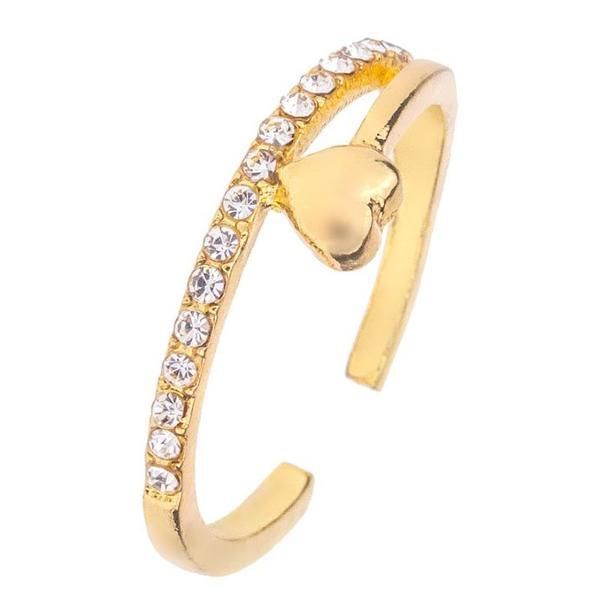Lucy Style 2000 Дамски пръстен със сърце - Lucy Style 2000 Lady1011 Gold, 1 бр