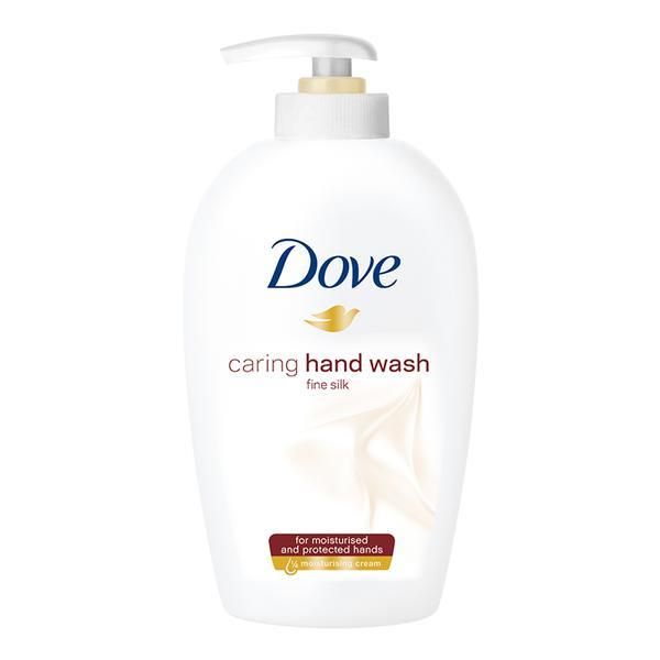 Dove Деликатен течен сапун - Dove Caring Hand Wash Fine Silk, 250 мл