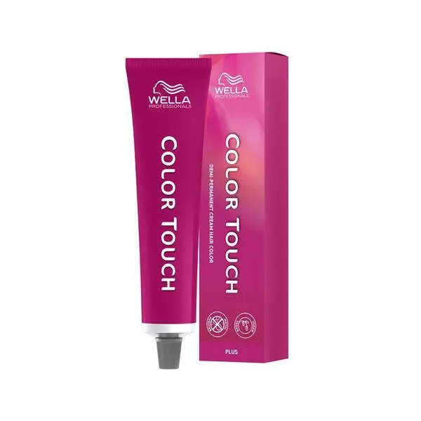 Wella Professionals Деми-перманентна боя за коса - Wella Professionals Color Touch, Plus, Средно русо Натурален кафяв 77/07, 60 мл