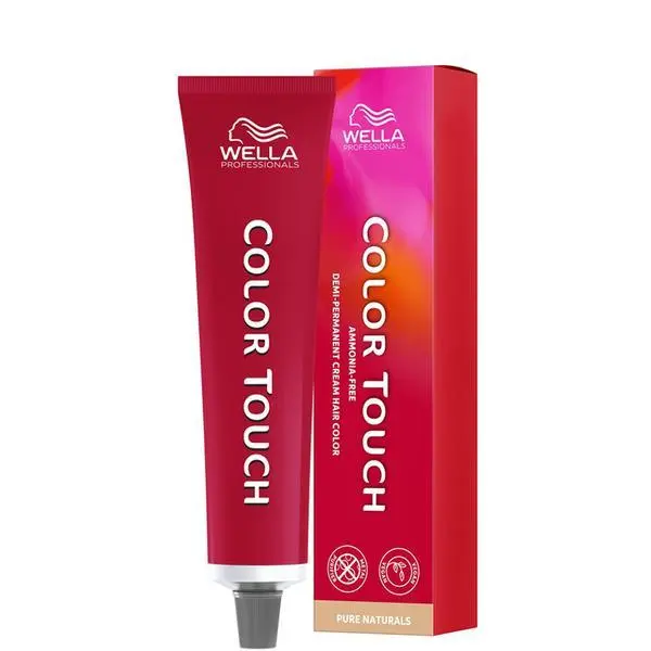Wella Professionals Деми-перманентна боя за коса - Wella Professionals Color Touch, Pure Naturals, Black 2/0, 60 мл