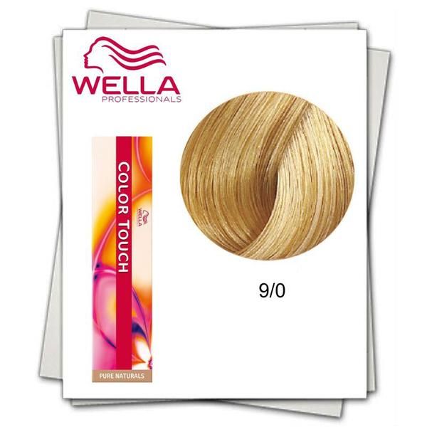 Wella Professionals Деми-перманентна боя за коса - Wella Professionals Color Touch, Pure Naturals, много светло русо 9/0, 60 мл